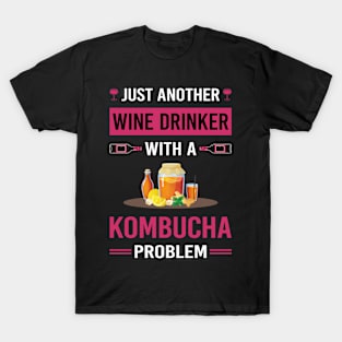 Wine Drinker Kombucha Booch T-Shirt